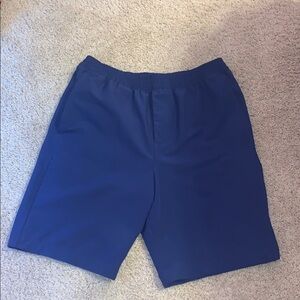 Banana Republic Men's Navy Blue Polyester Elastic Shorts Small